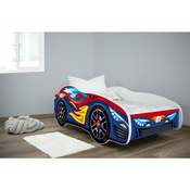 TOP BEDS Deciji krevet 140x70 Trkacki auto Red Blue Car