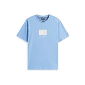 TOMMY HILFIGER Majica ITHACA svetlo modra/bela