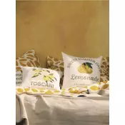 Sinsay - Set pamucnih jastucnica sa motivom limuna 2 pack - krem