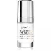 Apivita 5 action serum za zonu oko oka, 15 ml