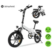ISINWHEEL električno zložljivo kolo U3 (250W), belo