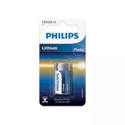 PHILIPS CR123A 3V FOTO LITIJEVA BATERIJA