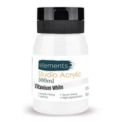 Rayher. Akrilna barva Elements, 500ml, bela