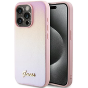 Guess GUHCP14XPSAIRSP iPhone 14 Pro Max 6.7pink hardcase Saffiano Iridescent Script (GUHCP14XPSAIRSP)