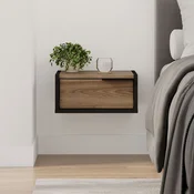 Hanah Home Noćni stočić, 40x18.8x30cm, Crni