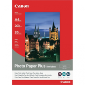 Canon foto papir Canon Plus SG-201,1686B021, DIN A4, 260 g/m2, svilnat sijaj, 20 listov
