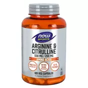 NOW Foods Arginin & Citrulin 120 kaps.