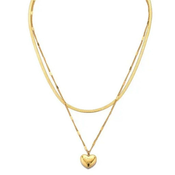 Ogrlica Love you - Zlatna KP26939