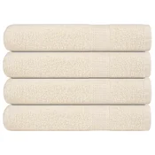 vidaXL vidaXL Brisače 4 kos krem 100x200 cm 360 gsm 100% bombaž, (21822713)