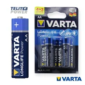 Varta longlife power high energy LR6 AA alkalna - cena na komad ( 1681 )