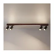 Brilagi - LED spot svetiljka SELE 4xGU10/30W/230V + LED/25W crna/dekor hrasta