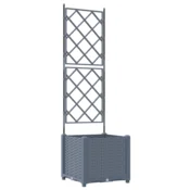 Vrtna saksija Svijetlo siva 40 x 40 x 143 cm Plastika