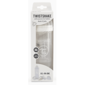 Twistshake Anti-Colic bočica za bebe 330 ml bijela