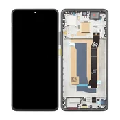 Zaslon za Xiaomi Poco X7 Pro, Steklo na dotik z okvirjem, Yellow, 56000100O1000, Genuine Service Pack