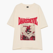 Cropp - Majica s printom Daredevil - Krem