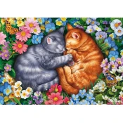 Schmidt - Puzzle Sleeping velvet paws - 1 000 dijelova