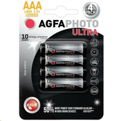 Agfaphoto Ultra alkalna baterija 1,5 V, LR03/AAA, 4 kosi