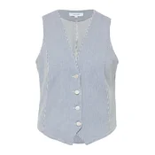 comma casual identity Telovnik  moder denim / bela