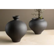 Venture Design Vaza Rellis 20x24 cm črna