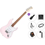 PSD Guitars STC-100-HSS Premium SET Pink Električna kitara