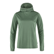 Ženska majica Fjällräven Abisko Sun-hoodie W Patina Green S