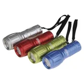 Emos Svetilka P3882 LED flashlight metal, 9x LED, 3xAAA