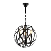Opviq Luster AV 4183 3BSY, Metalni, Crni