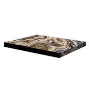 shumee Vzmetnica za pasjo posteljo XXL 110x80x5 cm - pena, vodoodporna prevleka, potisk Montana, Bertoni