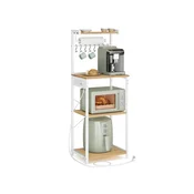 Songmics Kuhinjska polica 40x45x140 cm rjava