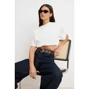 Trendyol Milla Ženska majica TWOSS26TS00282, Bela