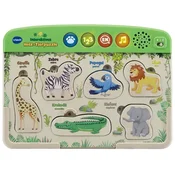 VTech Baby - Interaktivna lesena sestavljanka z živalmi - 1 k.