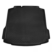 Rubber trunk mat Škoda Rapid 2012-2019 (liftback, partitions behind the wheel arches)