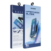 Veason Kaljeno steklo 6D Pro Veason Easy-Install Glass + aplikator – za iPhone 12 Pro Max, črno