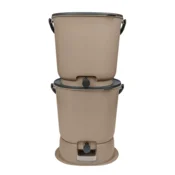 Skaza BOEssential kuhinjski kompostnik, SET+base, 15,3 l, kapučino (102197)