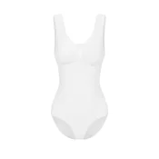 cfab Oblikovanje postave Tank Bodysuit Sculpting Shapewear mit Slip bela