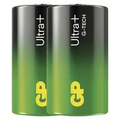 Baterija GP ULTRA PLUS alkalna LR20 D 2 kos 2/1