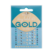 Essence Nail Stickers Stay Bold, Its Gold Set nalepke za nohte 88 kos za ženske