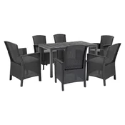 Set vrtnega pohištva Orlo 6+1 grafit