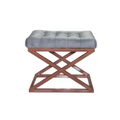 Atelier del Sofa Tabure 50x42x40cm, Bakar-Sivo