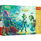 Trefl - Puzzle Družina Treflik: Čarobnost globin - 100 kosov