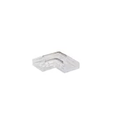 The Light Group SLC LED trak L-konektor COB, IP20, 2-pinski, 8 mm, PCB 2x - bel - Plastika