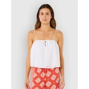 Rip Curl Oasis Broderie Tank Top white