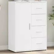 Vidaxl vidaXL Omarica, bela, 60x31x84 cm, material na osnovi lesa