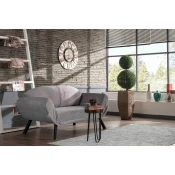 Atelier del Sofa Dvosed na razvlacenje Genzo 177x87x75cm Sivi