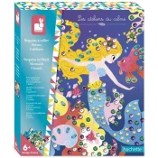 Janod Atelier Set Maxi Slike z bleščicami Morske deklice od 6 let