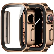 Infostyle Ovitek za Apple Watch 40 mm (SE 2020/2022, Series 4/5/6) – črna/zlata, 2 kosa