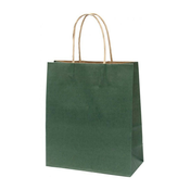 PROMOCIJA VREČKA DARILNA EKO A4 TEMNO ZELENA 26X12X34