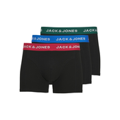 JACK & JONES Boksarice JACJOE  modra / temno zelena / malina / črna