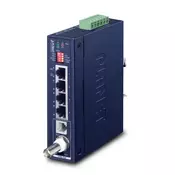 Planet IVC-234GT, pretvornik za industrijski ethernet VDSL2, 4x 1000Base-T, profil 17a/30a, G.993.5 G.Vectoring, G.INP