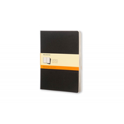 Moleskine Cahier Journals,X- LG, črtni, mehke platnice